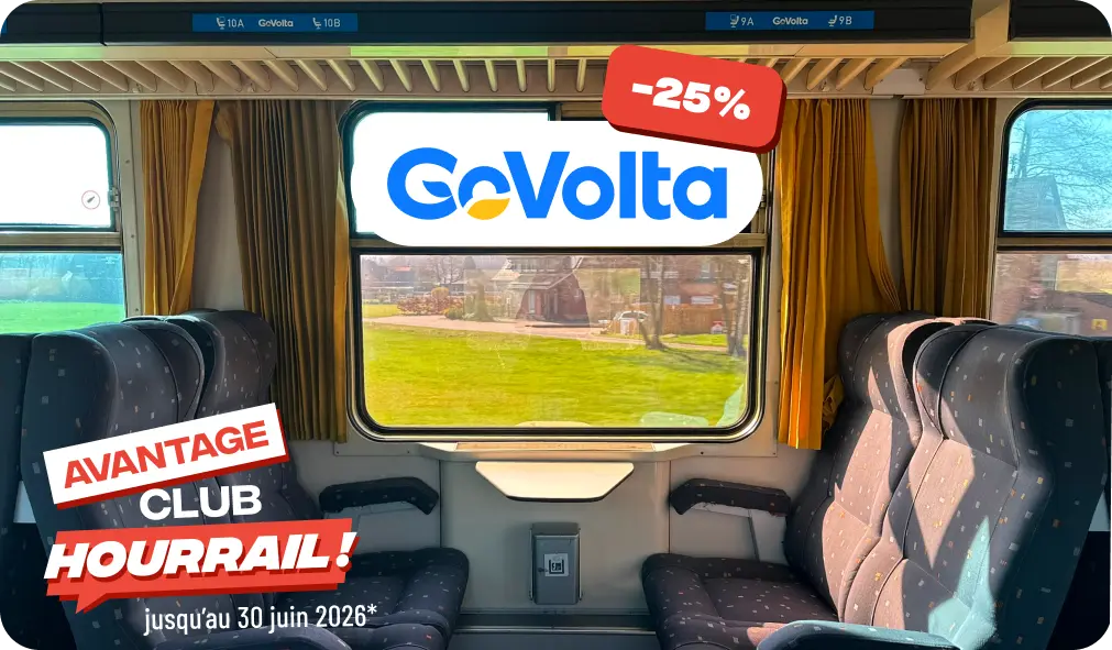 Club Hourrail perk: GoVolta discount offer.