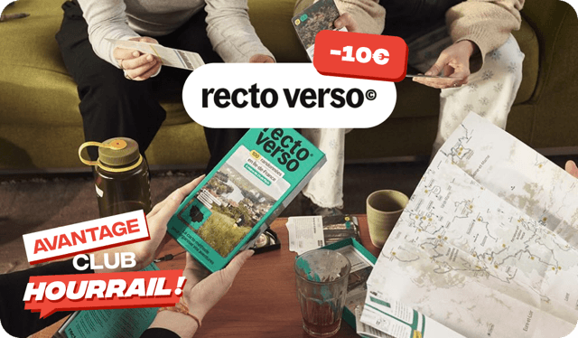 Avantage Club Hourrail : réduction guides Recto Verso.