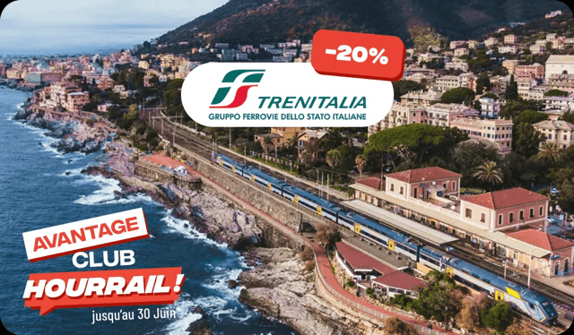 Avantage Club Hourrail : réduction Trenitalia Freccia.