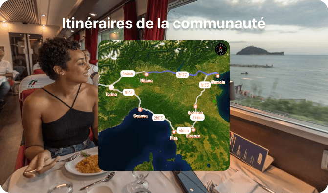 Club HOURRAIL : itinéraires en train sans avion.